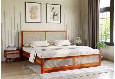 Buy Retro TV Unit (Honey Finish) Online in India | UrbanWood