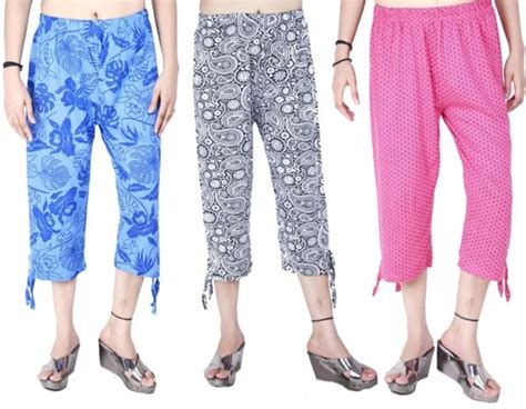 Comfy Cotton Capri For Women - Aseztak