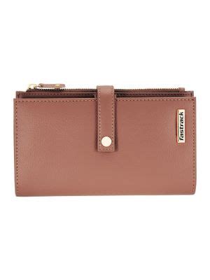 Buy Fastrack Tan Brown Multi-Utility Travel Wallet For Women Online