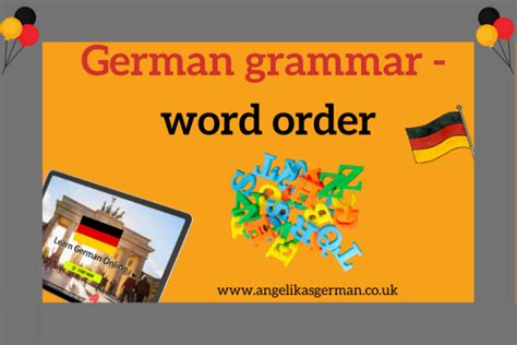 Image result for German Word Order Explained