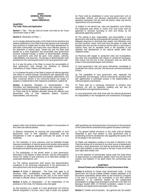 Image result for The Local Government Code