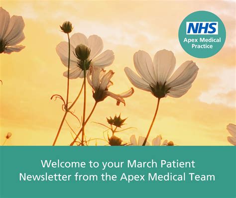 Patient Newsletter for March 2024 - Apex Medical Practice