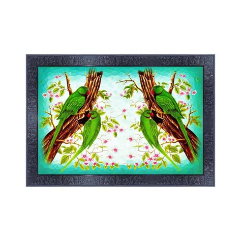 pnf Poster And Frames Parrot Framed Wall Painting | For Living Room ...