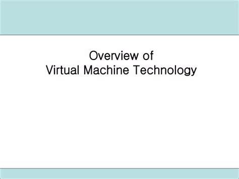 Image result for Virtual Machine Overview