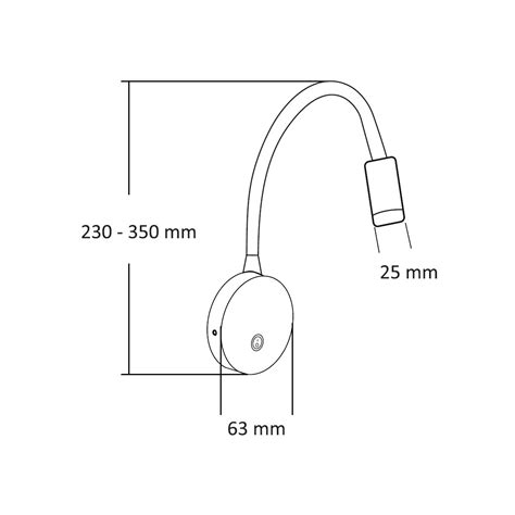 Clasic Blanc LED Applique Murale 3W 450Lm 4000K - CristalRecord