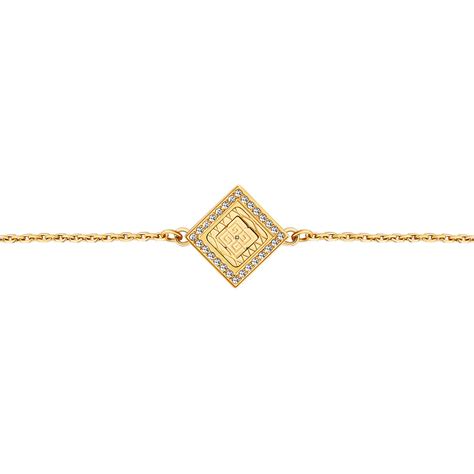 Buy Guy Laroche Eva Stainless Steel Women Gold Bracelet Online