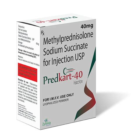 Predkart 40 - Methylprednisolone sodium succinate for Injection USP ...