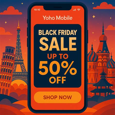 Best Black Friday eSIM Deals (2025) | Yoho Mobile Holiday Sale - YohoMobile