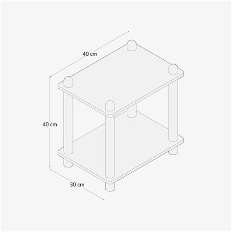 Stack Side Table – lila