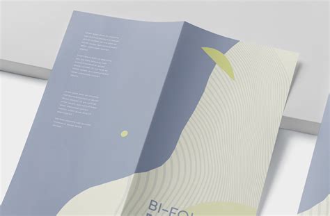 Bi-Fold Brochure Mockup with Clean and Modern Layout | ZippyPixels