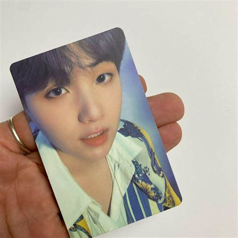 BTS Official Map Of The Soul MOTS: Persona Suga Yoongi Version 4 Photocard PC | #3905327682