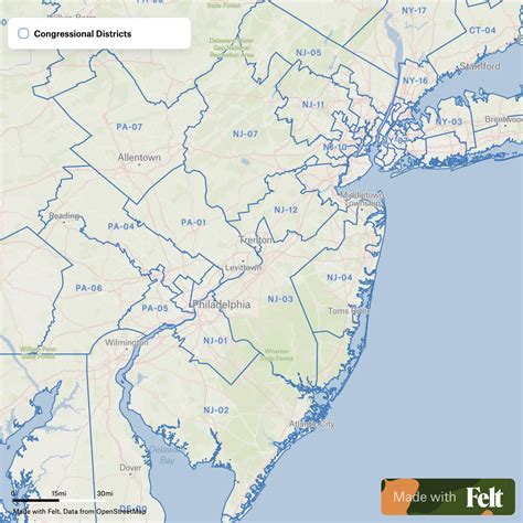 Congressional Districts in New Jersey