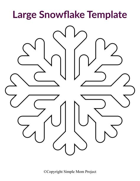 Snowflake Cutouts Printable Pdf