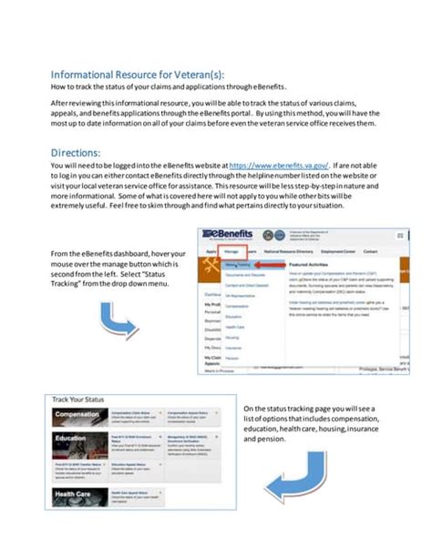 Image result for eBenefits Tutorial