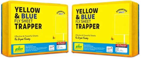 Green Revolution Yellow Sticky Trap/Insect Trap/for Whiteflies, Thrips ...