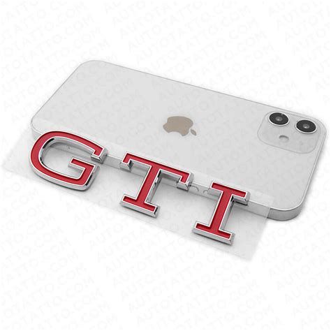 Buy 2022+ VW GOLF 8 MK8 GTI Rear Trunk Lid Emblem Nameplate Badge ...