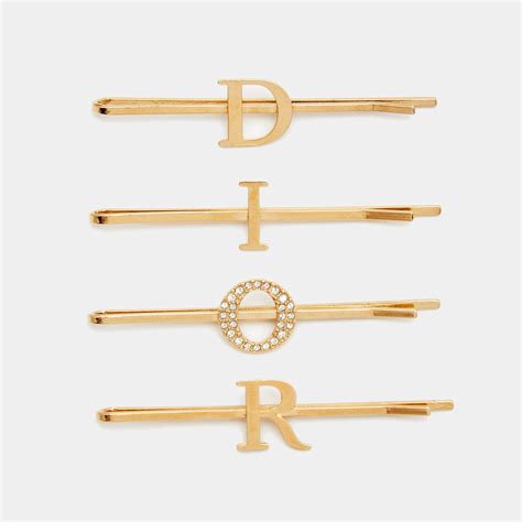 Dior Logo Crystals Hair Clip Dior | The Luxury Closet
