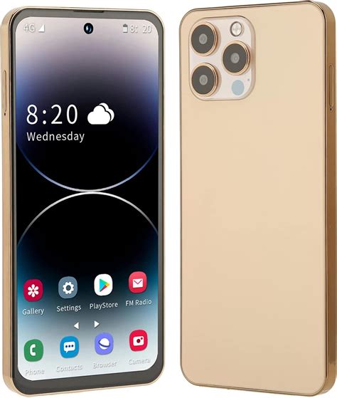 I14 Pro Max Smartphone desbloqueado 4G, tela grande de 6,7 polegadas ...