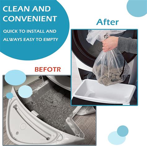 Buy 150 Count Waste Drawer Liners Bags Compatible with All Litter Robot ...