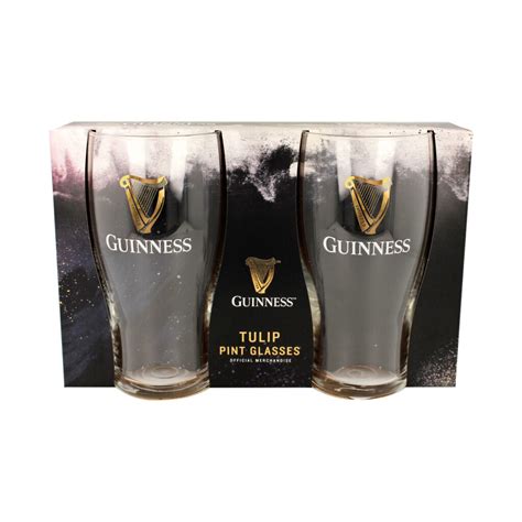 Buy Guinness Embossed Tulip Pint Glass Set in wholesale