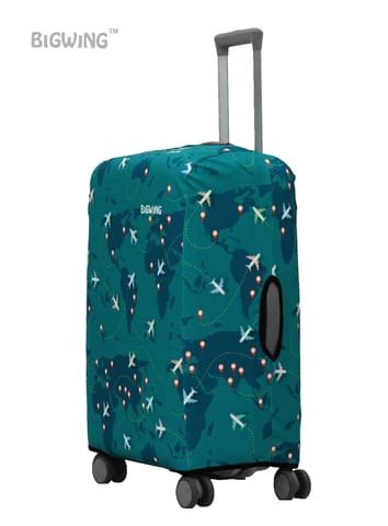 Map Print Polyester Fabric (24' Inch) Medium Size Protective Hard ...
