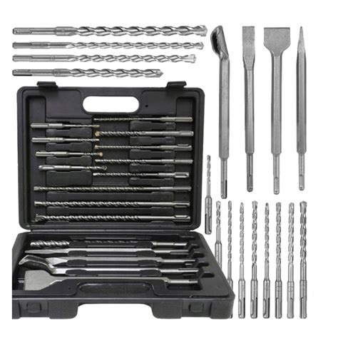 BP304017 - Set Di Punte Per Trapano/scalpello SDS Plus, 17 Pezzi - Foto 2