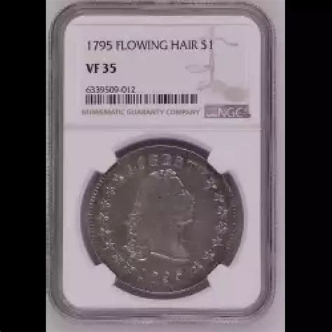 1795 Silver Dollars Flowing Hair NGC VF-35 FLOWING - Bob Paul Rare Coins