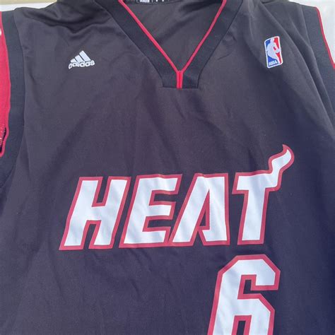 Lebron James Heat Jersey! Kids Size L but fits... - Depop