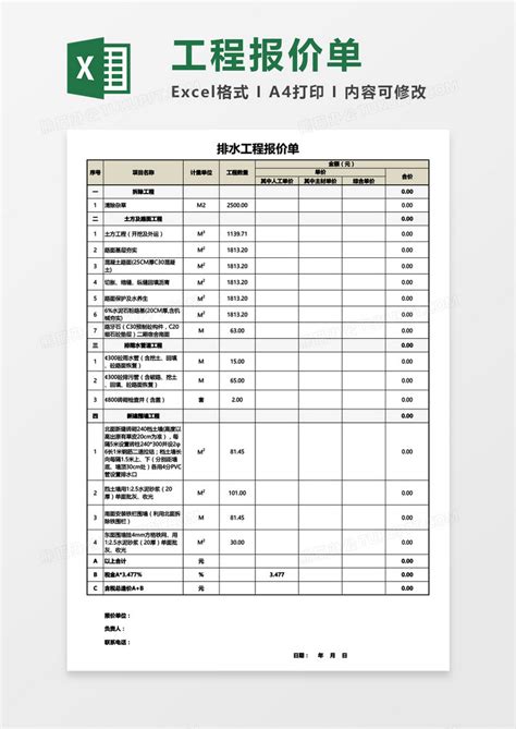 水电费表Excel表格模板下载_熊猫办公