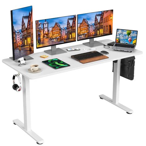 Sunon Electric Standing Desk Adjustable Height Sit Stand Home Office ...