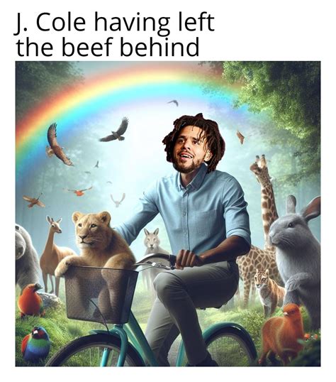 Cole, having left the beef behind : r/Jcole