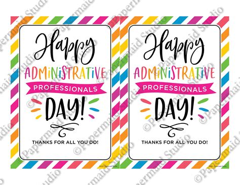 Administrative Professionals Day Gift Printable Employee - Etsy