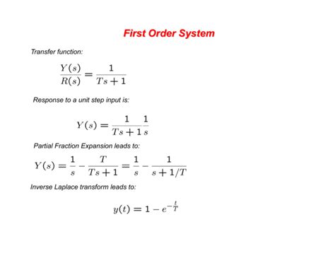 Image result for First Order System