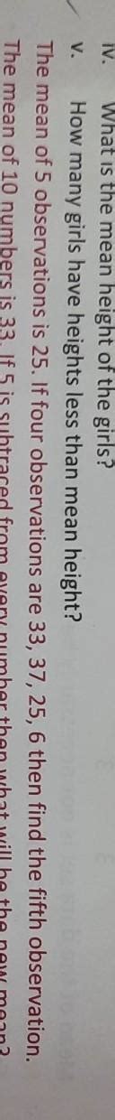 The mean of 5 numbers is 43. If one of the number is excluded, the mean ...