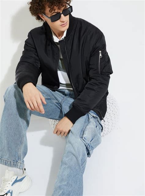 Buy URB_N Men MA1 Bomber Jacket Online at just Rs. 2799.0 ...