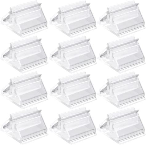 Amazon.com: KMOSPAD 50 Pieces Clear Plastic Place Card Holders Game ...