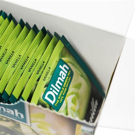 Buy Dilmah Vanilla Flavored Ceylon Black Tea - 20 Tea Bags X 3 Pack ...