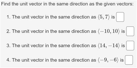 Image result for Finding Unit Vector Direction