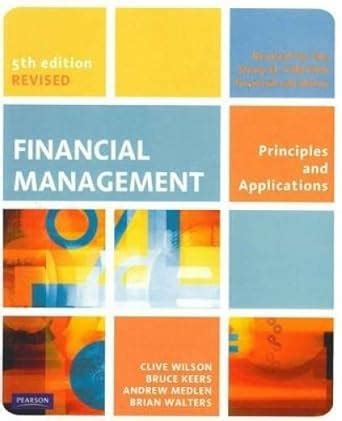 Buy Financial Management - Principles and Applications 5th Ed.,Revised ...