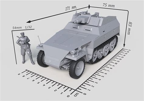 3D file Sd kfz 250_8 🔫・3D print model to download・Cults