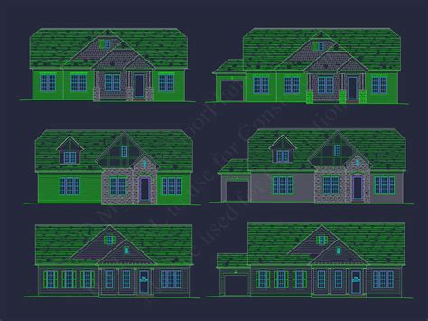 2 Story Dream House Floor Plans
