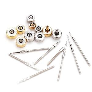 Buy Watch Repair Kit, Stainless Steel Watch Crown Spring Bar Set, Watch ...