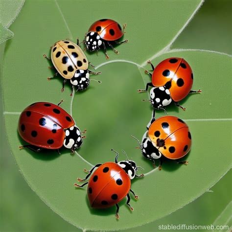 Ladybug Life Cycle Stages | Stable Diffusion Online