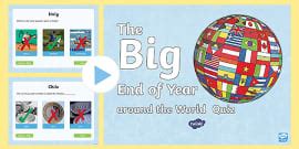 Big End of the Year Picture Summer Quiz for Kids | LKS2