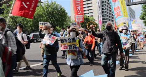 通讯：“破坏和平的举动永远不得人心”——日本民众连日举行游行抗议拜登访日-大河网