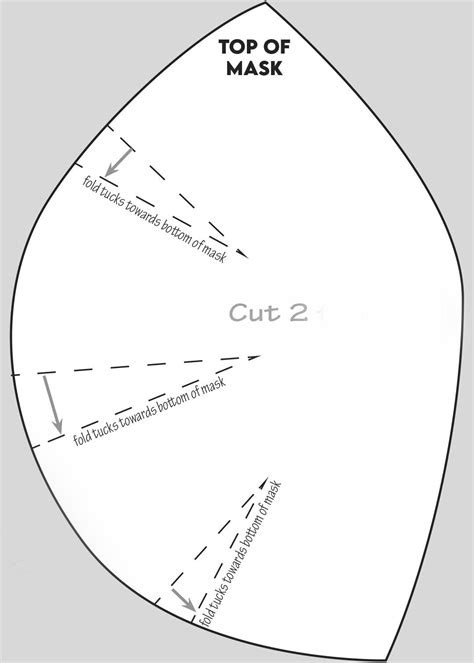 Image result for Mask Template Printable PDF