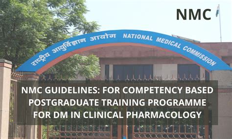 NMC Guidelines For Competency-Based Postdoctoral Training Program For ...