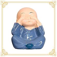 Buy ascension Resin Buddha Monk Statues, Small, Multicolour, Set of 4 ...