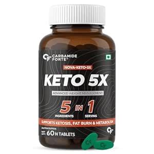 Carbamide Forte Keto Fat Burner & Natural Weight Loss Supplement For ...