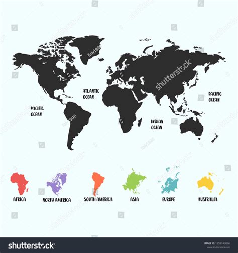 World Map Continents 的图像结果